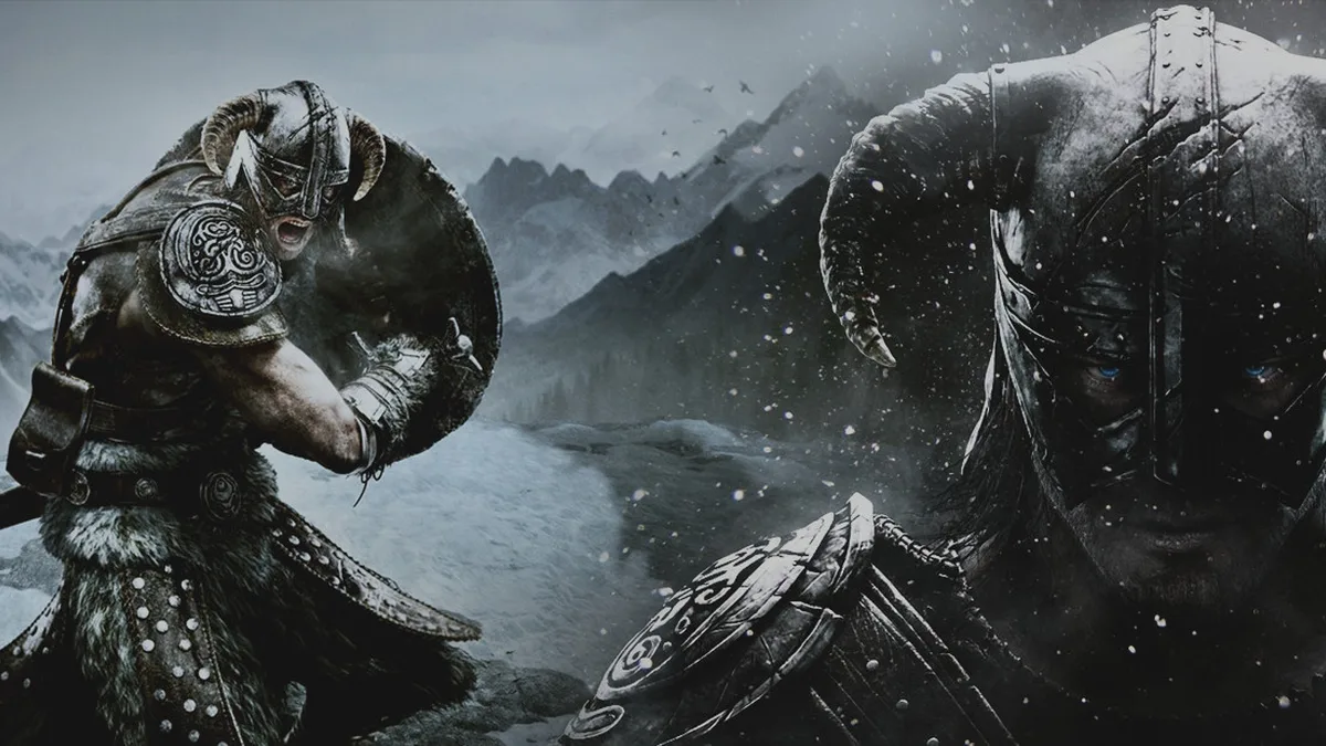 上古卷轴5 / The Elder Scrolls V: Skyrim 封面艺术 Key Art